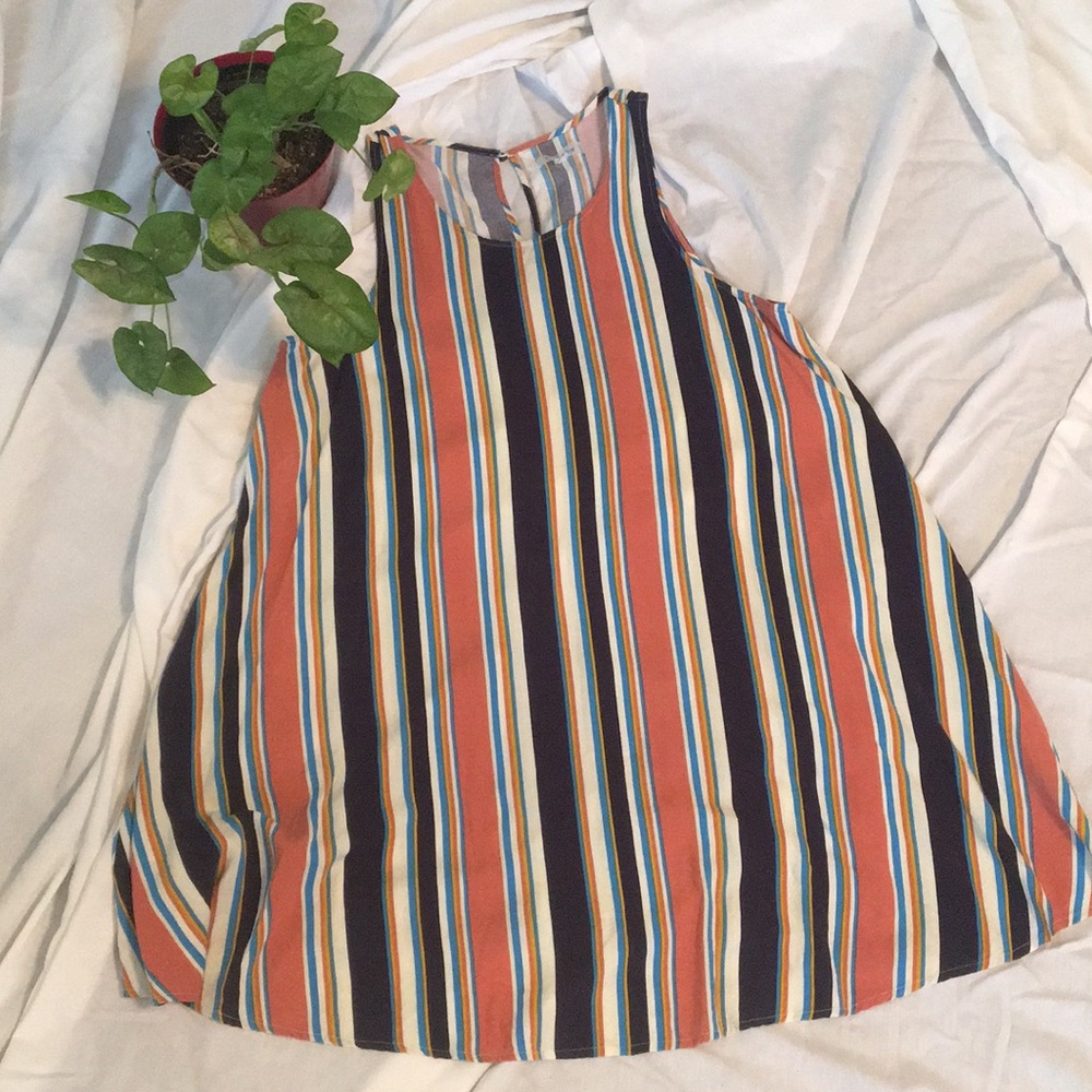 Striped Shift Sundress